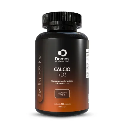 Suplemento DOMOS de calcio, vitamina D3 y colágeno tipo II